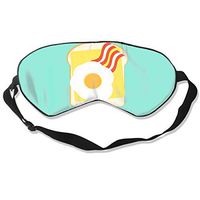 Sleep Mask Eggs and Bacon Eye Cover Blackout Eye Masks,Breathable Blindfold