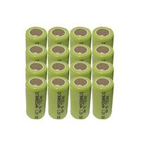 Rechargeable 2/3aa Battery 1.2v ni-mh Battery 650mAh Count :Pcs (16)