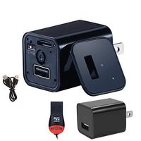 1080P Hidden Camera USB [newest model] WRD Wall Charger Spy Camera Adapter Motion Detection 32gb support [not included]
