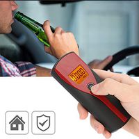 Meiyya ALC-ohol Breath Tester, Portable High Accuracy LCD Display Portable ALC-ohol Breath Tester Detector