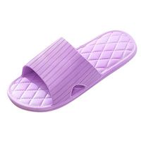 Emimarol Women and Men Bath Slipper Anti-Slip for Indoor Home House Sandal Soft Non-Slip House Shoes Casual Indoor Slippers Purple
