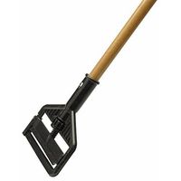 HUBERT Mop Handle for 1"W Mop Head Natural Wood Gate Style - 54"L
