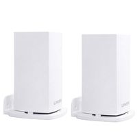 HOLACA Wall Mount Bracket Wall Mount Stand Holder for Linksys Velop Home Mesh WiFi System (AC1300 Dual-Band) with Easy Installation and Space-Saving
