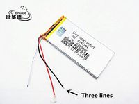 BIHUADE 3line 3.7V 8448104 6700MAH Polymer Lithium Battery for MP4 GPS MP3 Bluetooth Stereo DIY Gift