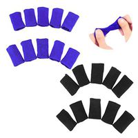 LIOOBO Finger Sleeves Breathable Finger Protector Thumb Brace Finger Support Brace for Volleyball Basketball Badminton Baseball