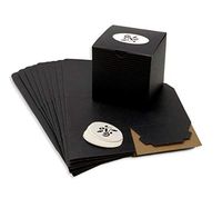 Premium Gift Boxes - Set of 10 Includes Custom Candy Stickers. Small Gift Boxes for Candy, Cookies, Cupcakes, Coffee Mugs, and More. (Black, Blank)