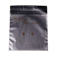 PH PandaHall 1 Bag Clear Sealing Cellophane Bags Smile Pattern Flat Cello Wrap Flap Resealable Bags Cellophane Favor Treat Bags for Candy Cookie Bakery Jewelry Retail Party Wedding Birthday 13.7x13cm