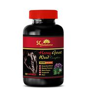 Male Enchantment Supplements - Horny Goat Weed - EPIMEDIUM 1560MG - All Natural Premium Herbal Blend - Promotes Healthy Sexual Vitality - Horny Goat Weed Best - 1 Bottle (60 Capsules)