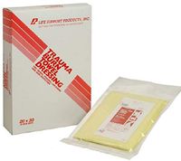 Pack of 6 Trauma/Burn Towel Dressing 20" x 30". Burn Sheets Sterile for The First aid Application. Trauma Towel Dressings are Individually Wrapped Wound Dressing. Single use. Latex-Free.