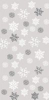 Pack of 240 Large Christmas Snowflake Cellophane Treat Goodie Bags with Ties