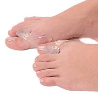 guohanfsh 1Pair Orthopedic Hallux Valgus Corrector Toe Separator Bunion Protector Pedicure Tool Silicone Feet Care