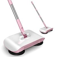 2 in 1 Hand Push Home Sweeper Broom Dustpan Set Vacuum Cleaner