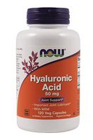 Now Foods Hyaluronic Acid with MSM, 120 Vcaps (Pack of 3)