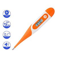 2020 Model Best Digital Medical Thermometer (Baby and Adult Termometro), Accurate and Fast Readings, Oral and Rectal Thermometer for Children and Babies Orange