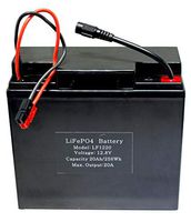 12.8V 20Ah Lithium Iron Phosphate (LiFePO4) Portable Rechargeable Battery - LF1220