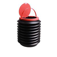 Ciyoon 2019 New 4L Magic Bucket with Lid Trash Can Bucket Telescopic Bucket Fishing Bucket