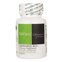 Chewable B12+ - 100 Vegetarian Tablets by Davinci Labs