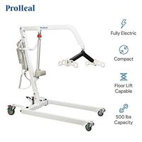 ProHeal Electric Lift - Safe and Easy Full Body Patient Transfer Lifter for Home Use and Facilities - Floor, Low Bed and Chair Lifting, 500 Pound Weight Capacity, 6 Point Spreader Bar