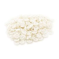 Xigeapg 1000 Pcs Disposable Anti Static Off White emulsion Finger Cots