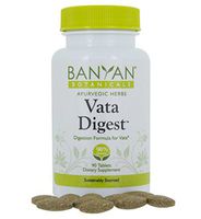 Banyan Botanicals Vata Digest - 98% USDA Organic, 90 Tablets - Warming & Nourishing Digestive Aid - Calms Gas & Bloating*