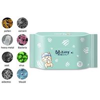 JunLai888 Wet Wipe Tissue Clean Hand Health Care 20 Wipes/Pack, Clean Wipes for at-Home Use, Before/After Eating,Using The Toilet, Wiping Hands on The Go (Green, 1 Pack)