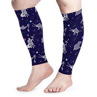 Comstellations and Stars Calf Compression Sleeves - Leg Compression Socks for Men & Women for Shin Splint & Calf Pain Relief