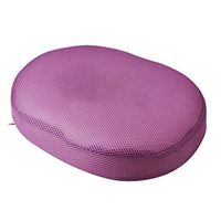 Fine Memory Foam Seat, Car Cushion Hip Pain Relief Back Support Correction Pillow Help Relieve Back Sciatica Coccyx and Tailbone Pain (Purple)
