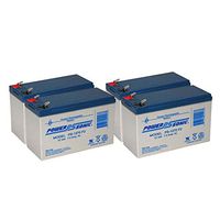 Power Sonic PS-1270 12 Volt 7 AH SLA Battery .250 F2 Terminal - 4 Pack