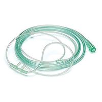 HD HOUDELL High-Flow Soft Oxygen Cannula, Standard Connector 6.6 Feet, Green Tubing - 3 Pack