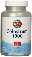 KAL Colostrum Capsules, 1000 mg, 60 Count