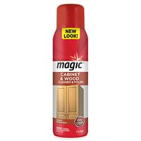 Magic Wood Deep Cleaner and Polish - 17 Ounce - Heavy Use Wood Furniture Cabinet Table Chair Natural Brazilian Carnauba Wax and Oil - Streak Free