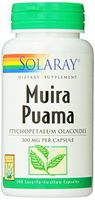 Solaray Muira Puama Root 600 mg | Healthy Energy, Physical Performance & Libido Support | 50 Servings | 100 VegCaps