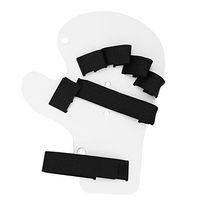 Qiterr Hand Brace Support Finger Orthotics Extended Type Fingerboard Stroke Splint Training Support(White)