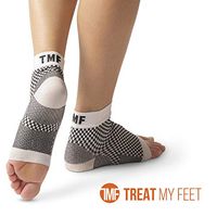 Plantar Fasciitis Socks By Treat My Feet – Ankle Compression Sock Improves Blood Circulation, Achilles Heel Support - Alternative to Plantar Fasciitis Night Splints– FDA Registered Ankle Sleeve (M)