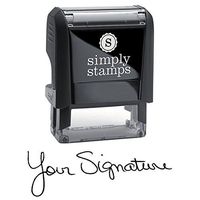 Custom Signature Stamp - Self Inking Personalized Signature Stamp