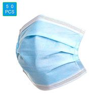 50 PCS Disposable Earloop Face Mask Filters Bacteria Breathable Beauty Medical 3 PLY
