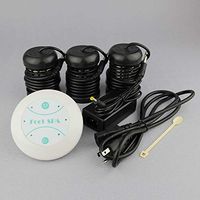 QiQibaby Ionic Detox Foot Bath Cleanse Spa Without Basin 3 Round Black Arrays CE Approved Body Detox Machine Ion Array Spa Cleanse Ionic Detoxiation Health Care