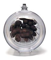 Crystal Cut Acrylic Cigar Humidor Jar with Boveda 69% 2-Way Humidity System, 25 Cigar Capacity