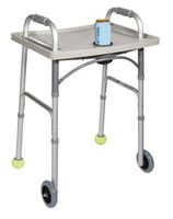 Drive Medical Universal Walker Tray With Cup Holder Grey Drive