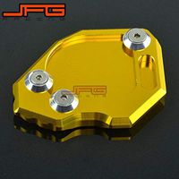 Frames & Fittings Kickstand Foot Side Stand Extension Pad Support Plate for BMW F800GS F 800 GS 2008-2015 2008 2009 2010 2011 2012 2013 2014 2015 - (Color: Gold)