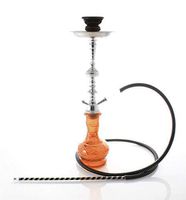 Hookah 20" Brown 1 hose shisha nargila bar narguile nargile glass water Vase new