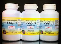 CoQ-10 Q-10 coq10 CO Q10 co-Enzyme 400mg - Various Sizes. Made in USA (3 Bottles - 300 [3x100] Capsules)