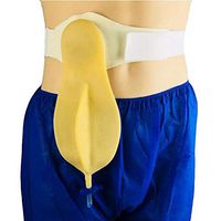 JIN Ostomy Pouch Bladder Waist Side Pocket with Closure for Colostomy Care Bladder Full Cut Waist Side Urine Bag