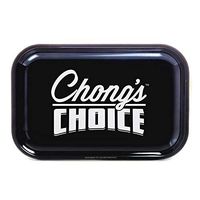 Chong’s Choice Tommy Chong Medium Metal Rolling Tray, Chong's Choice Design - 10.75" x 6.25"