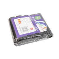 FAgdsyigao 5 Rolls Garbage Bag,100Pcs Household Disposable Trash Pouch Kitchen Storage Garbage Bags Black