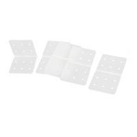 uxcell 5 Pcs Folding White Nylon Pinned Hinges Parts 36mm x 20mm for RC Plane