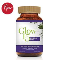 Glow15 Resveratrol 500mg - Antioxidant Rich Supplements to Support The Body's Healthy Aging
