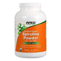 NOW Foods, ORGANIC SPIRULINA PWD 1 LB CANNISTER ( Multi-Pack)