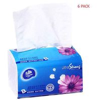 6 Packs Pumping Paper 3 Layers 130 Pumping Family Packs Fragrance-Free Household Removable Facial Tissue Paper Towels