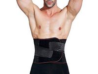 WW Men Lumbar Support Waist Trimmer Sweat Belt Slimming Sport,XXL